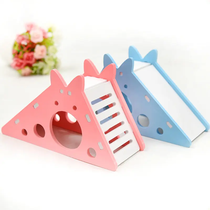 Hamster Toys Slide Hut PVC Assembly Color Hut Toy