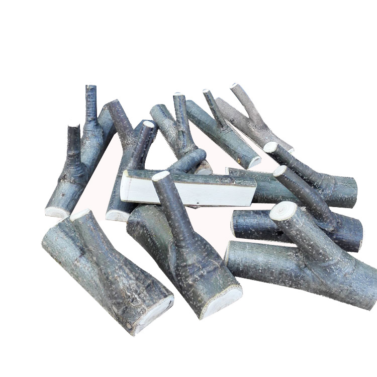 Branch Hook With Leather Solid Wood Creative Wall Hanging Branch Coat Hook Pastoral