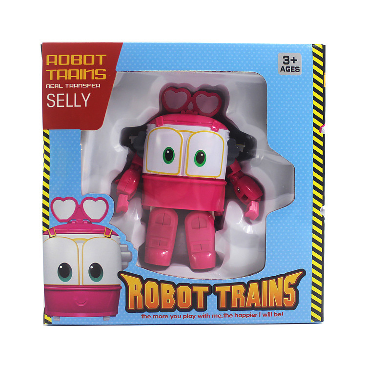 Title 5, Robot Trains 13cm 6 modellen. Transformeer de t...