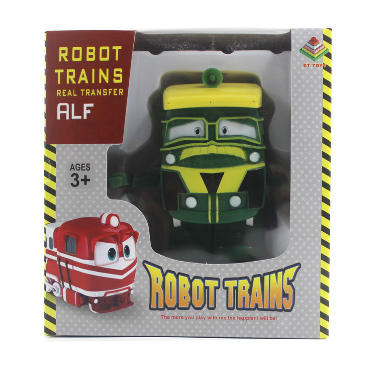 Title 4, Robot Trains 13cm 6 modellen. Transformeer de t...