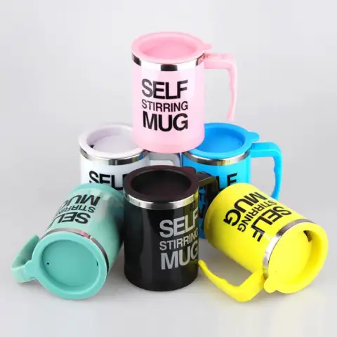 Coffee Stirrer Mug with Creative Handle