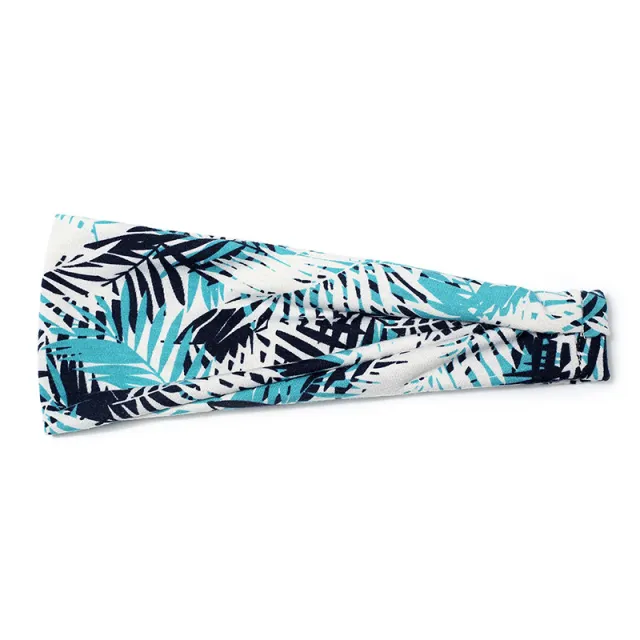 Europe And The United States New Sports Elastic Hair Band Women'S Yoga Running Sweat Absorption Floral Headband Hair Accessories Printed Hair Bel... Printed Hair Belt 10 - Shop at LoveMi
