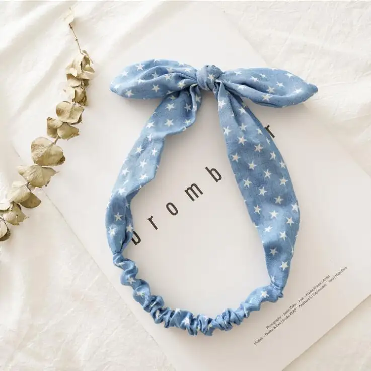 Knotted Rabbit Ears Hair Band Headband Three-state
