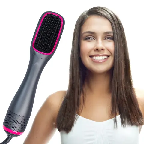 Curling Rod Three-in-one Hot Air Comb Hair Curler Straight
