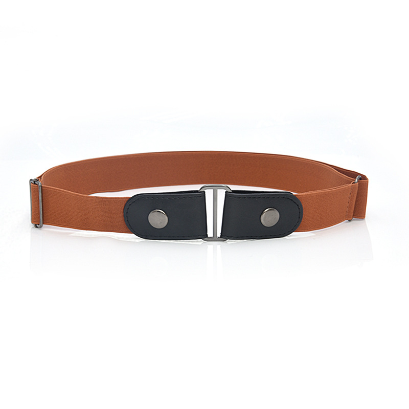 Title 1, Adjustable Leather Elastic Belt Simple Elastic ...