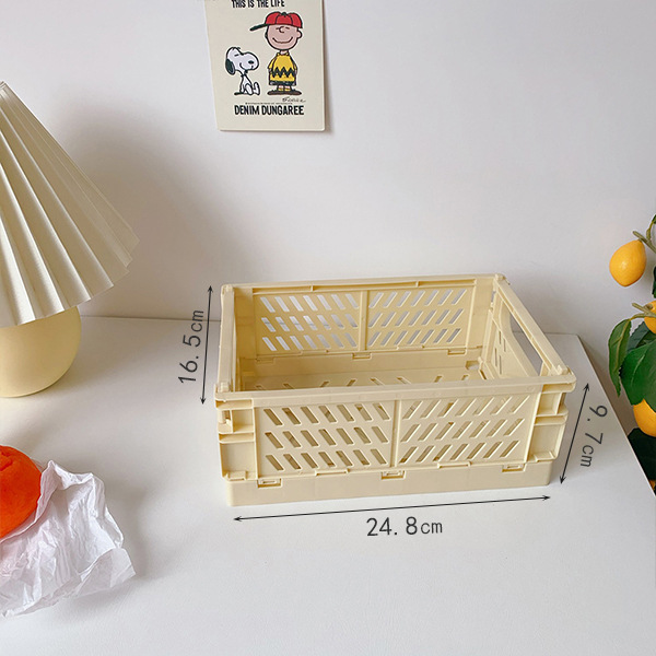 Korea Mini Creative Foldable Storage Box Yellow L - Shop at LoveMi