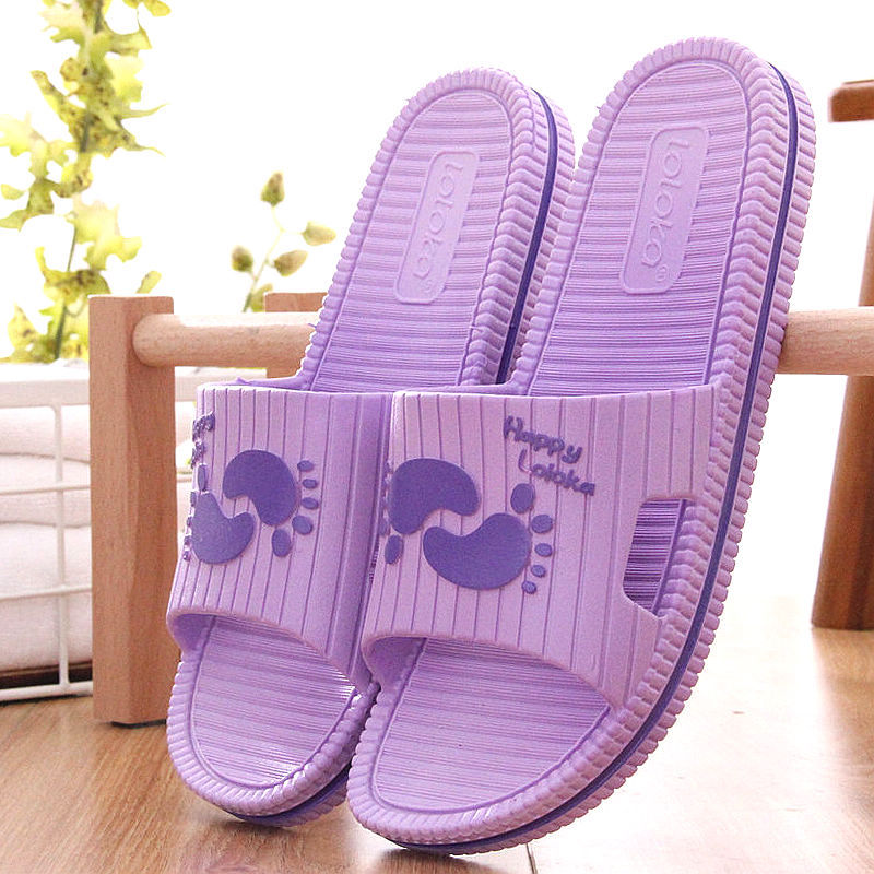 Lulujia Sandals And Slippers Men'S Summer Home Bath Soft-Soled Slippers Women'S Indoor Slippers Large Size Shoes Men