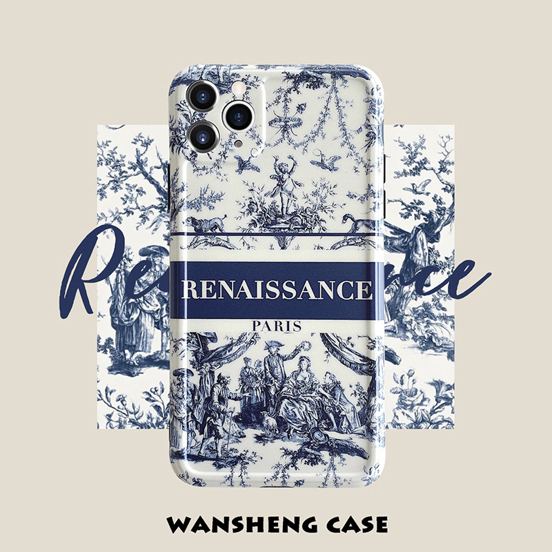 Compatible with Apple, Compatible with Apple , Retro Paris style Phone Case For iphone 11 Pro Max 7 8 plus X XR XS Max Back Cover Luxury Soft Funda For iphone 12 mini SE - Image 3