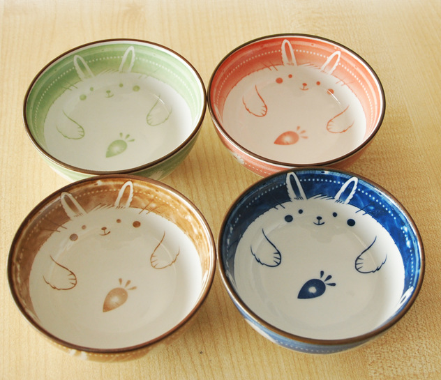 Creative Chinese Ceramic Bowl Set Household