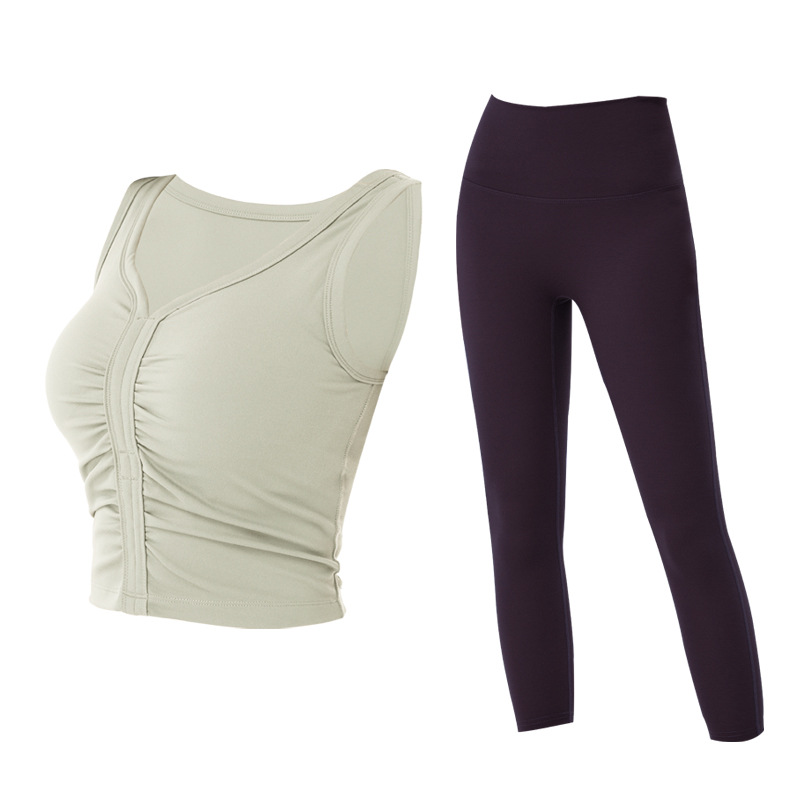 Beauty Back Bra Shockproof Quick-Drying Nude Fitness Vest Yoga Wear