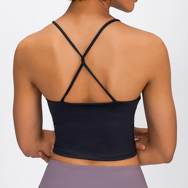 Title 5, Strap Yoga Vest Feminine Cross Beauty Back Bra ...