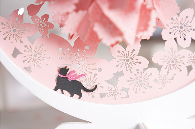 Cherry Blossom Paper Night Light, picture 3 of 3