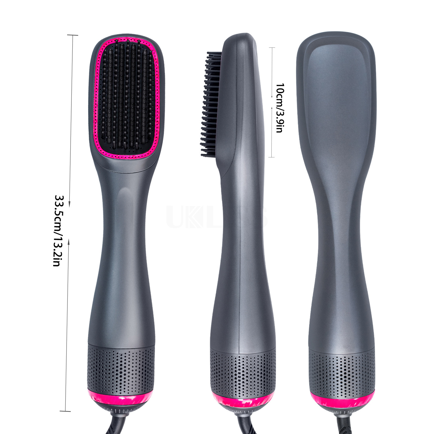 Curling Rod Three-in-one Hot Air Comb Hair Comb Curler Straight Hair Comb Hair Dryer - Image 4