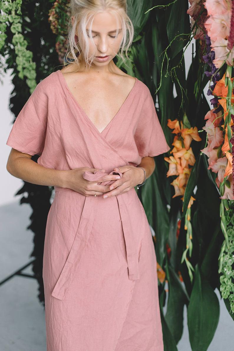 CottonAnd LinenLadies Dress