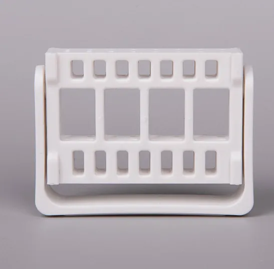 Nail Polishing Head Socket Display Base Polishing Machine Pen Storage Box Organizing Polishing Pen Holder - White