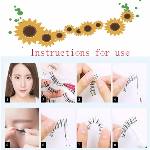 Soft False Eyelashes Natural Simulation Cross-sharpened Nude Makeup Transparent