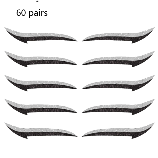 Reusable Eyeliner Stickers Gray 60 Pairs - Shop at LoveMi