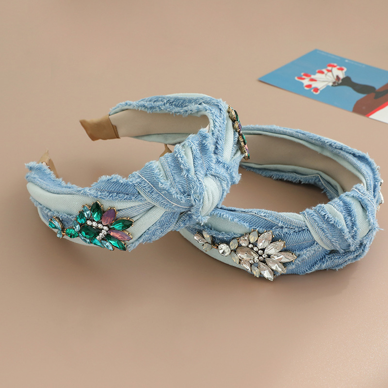 Title 5, Brushed Denim Headband Hair Accessories