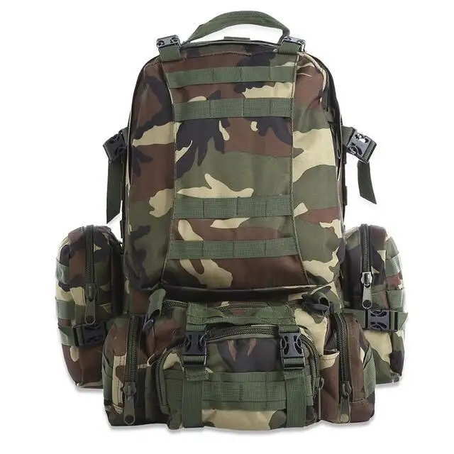 50L Outdoor Backpack Molle Military Tactical Rucksack
