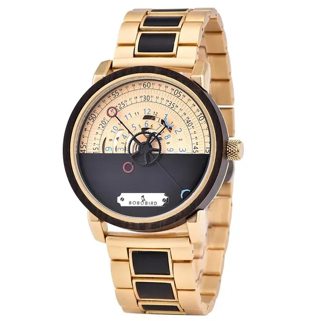 Watch Automatic Wooden Mechanical Men's Hand Mounted Waterproof Christmas