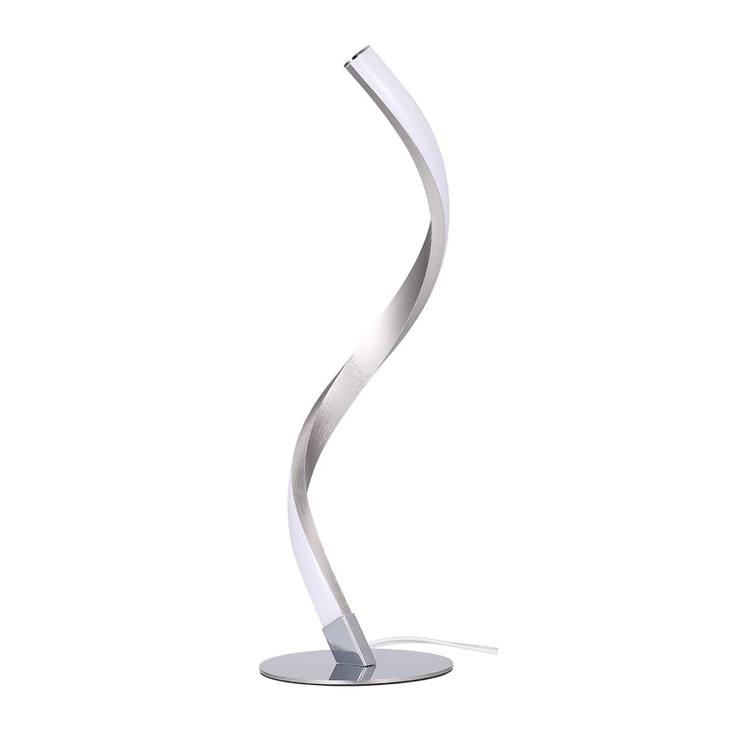 LED Spiral Table Lamp Curved Desk Bedside Lamp Cool White Warm White Touch Dimming Desk Lamp For Living Room Reading Home Decor — foto 5
