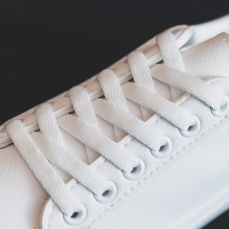 Korean Style Small White Shoes Women's Microfiber Leather Street Clapper Shoes