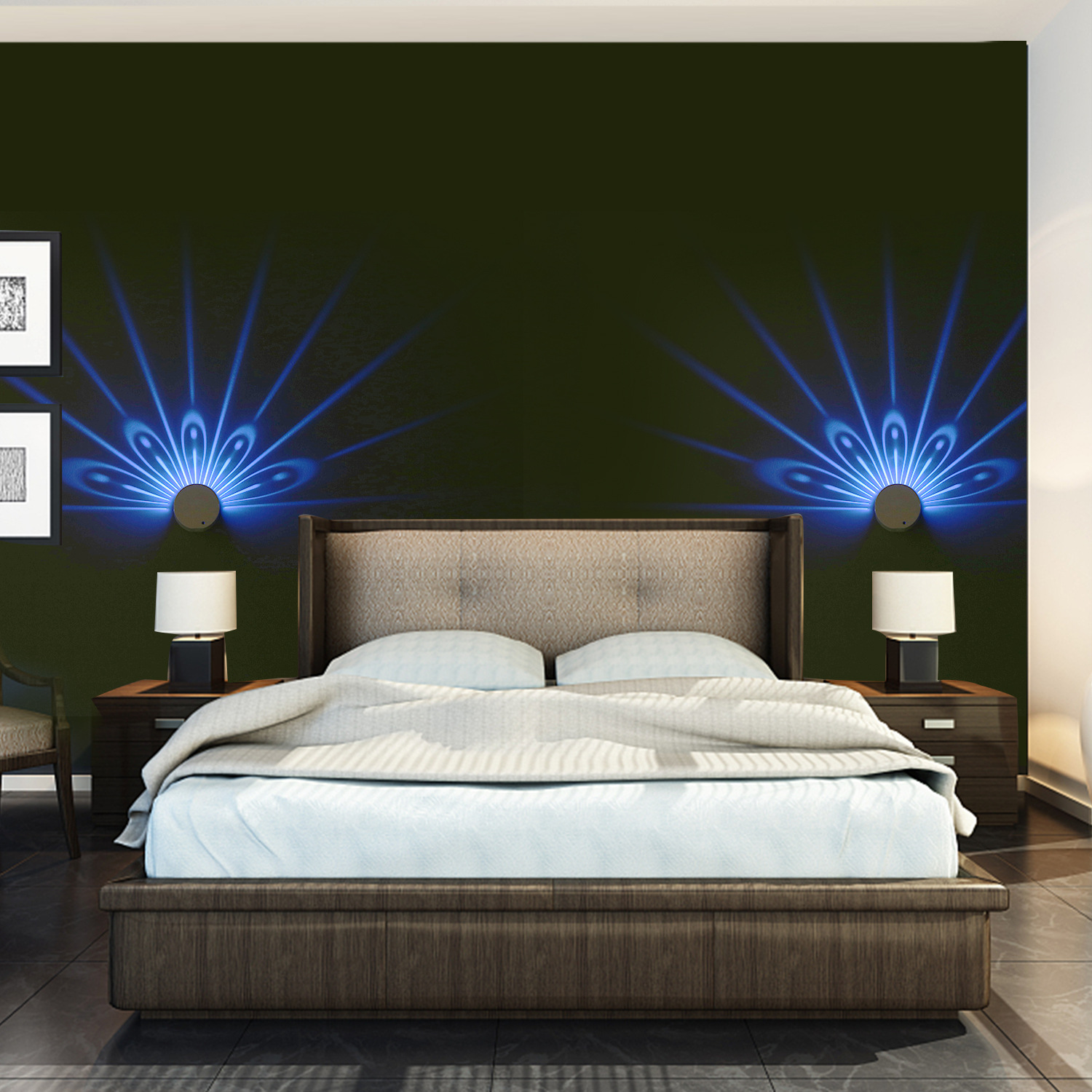 Battery-Powered Projection Lamp