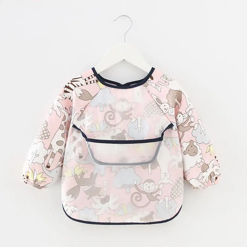 Waterproof Long-Sleeved Anti-Wear Baby Eating Clothes