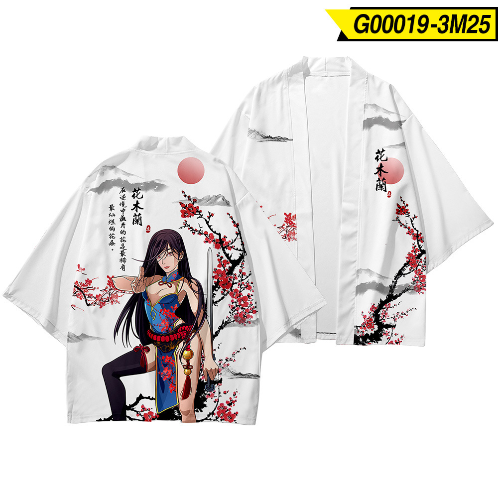 Title 7, Robe de Protection solaire, costume Kimono Nati...