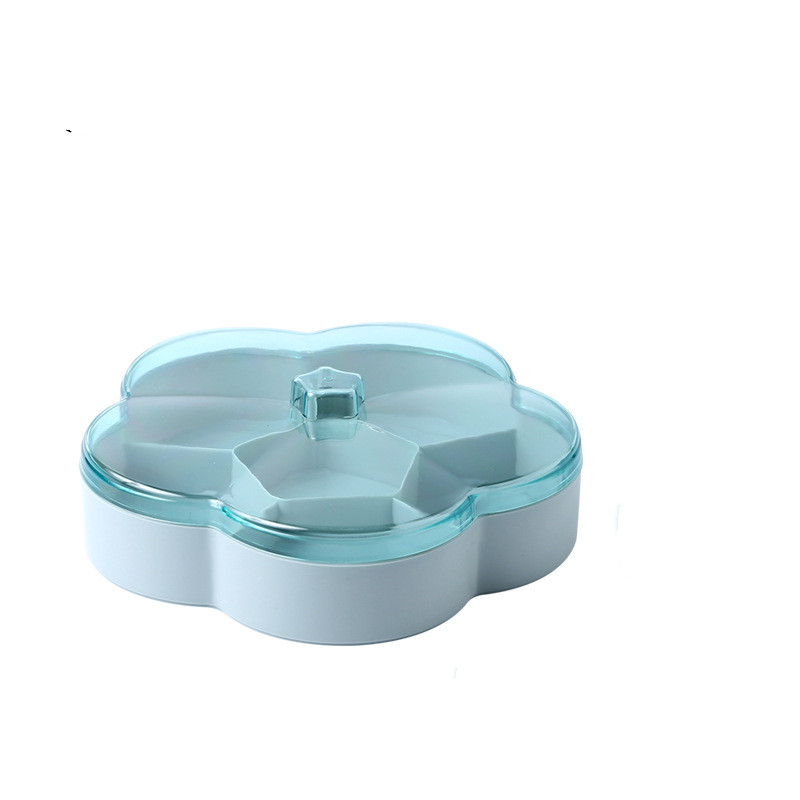 Candy Box, Sried Fruit Tray, Creative Flower-shaped Transparent Snack Melon Seed Plastic Storage Box