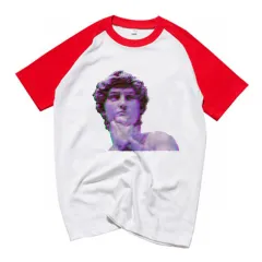 Vaporwave Spring Round Neck Slim Slim Short-Sleeved T-Shirt Top - View 1