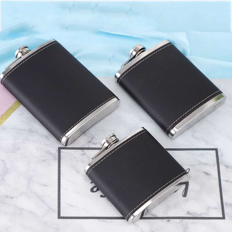 Outdoor Hip Flask Wine Utensils Sanding Hip Flask Stainless