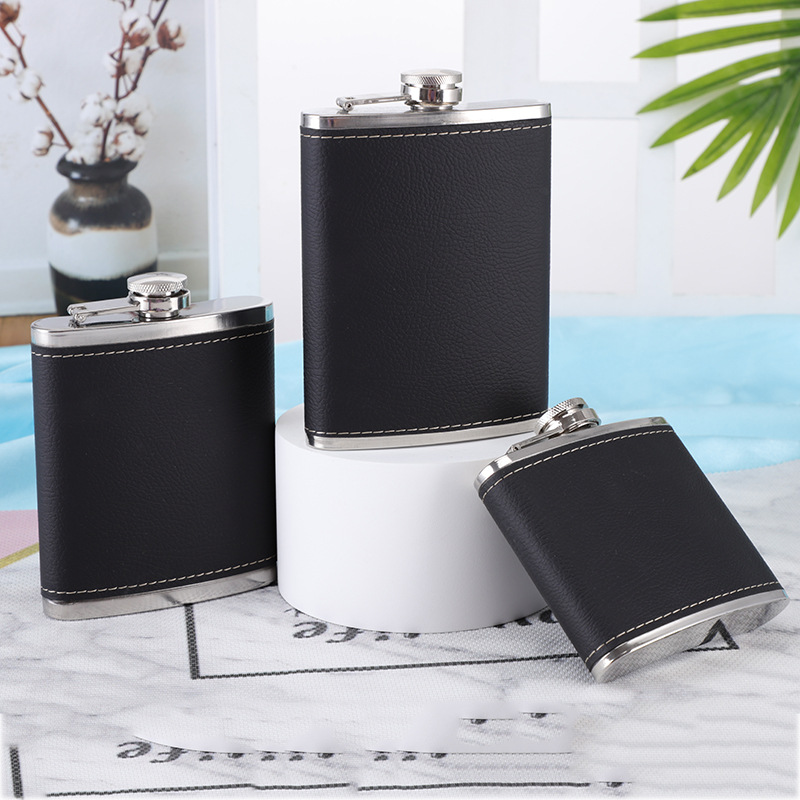 Outdoor Hip Flask Wine Utensils Sanding Hip Flask Stainless