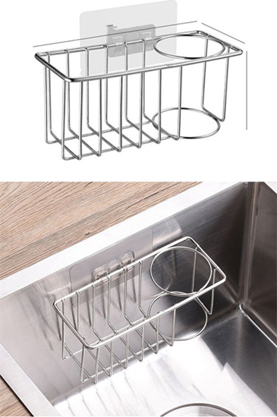 Title 3, Stainless Steel Sink Hanging Basket Storage Dra...