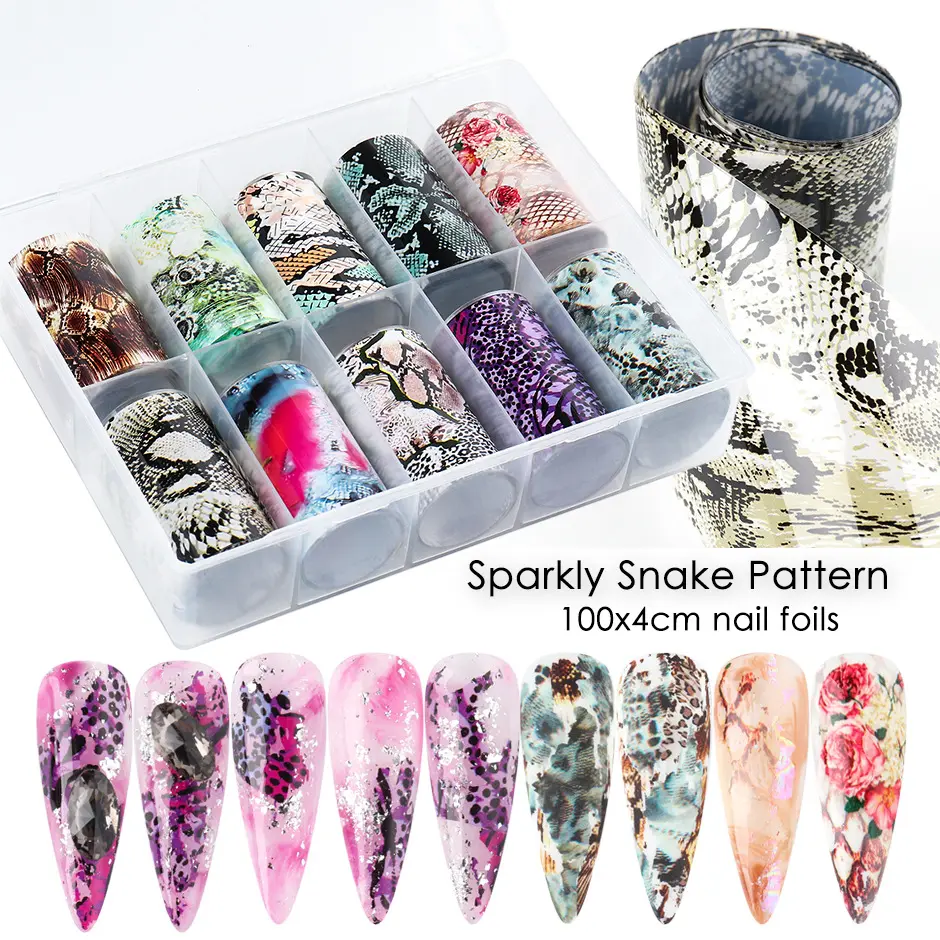 Nail Art Sticker Snake Skin Animal Grain