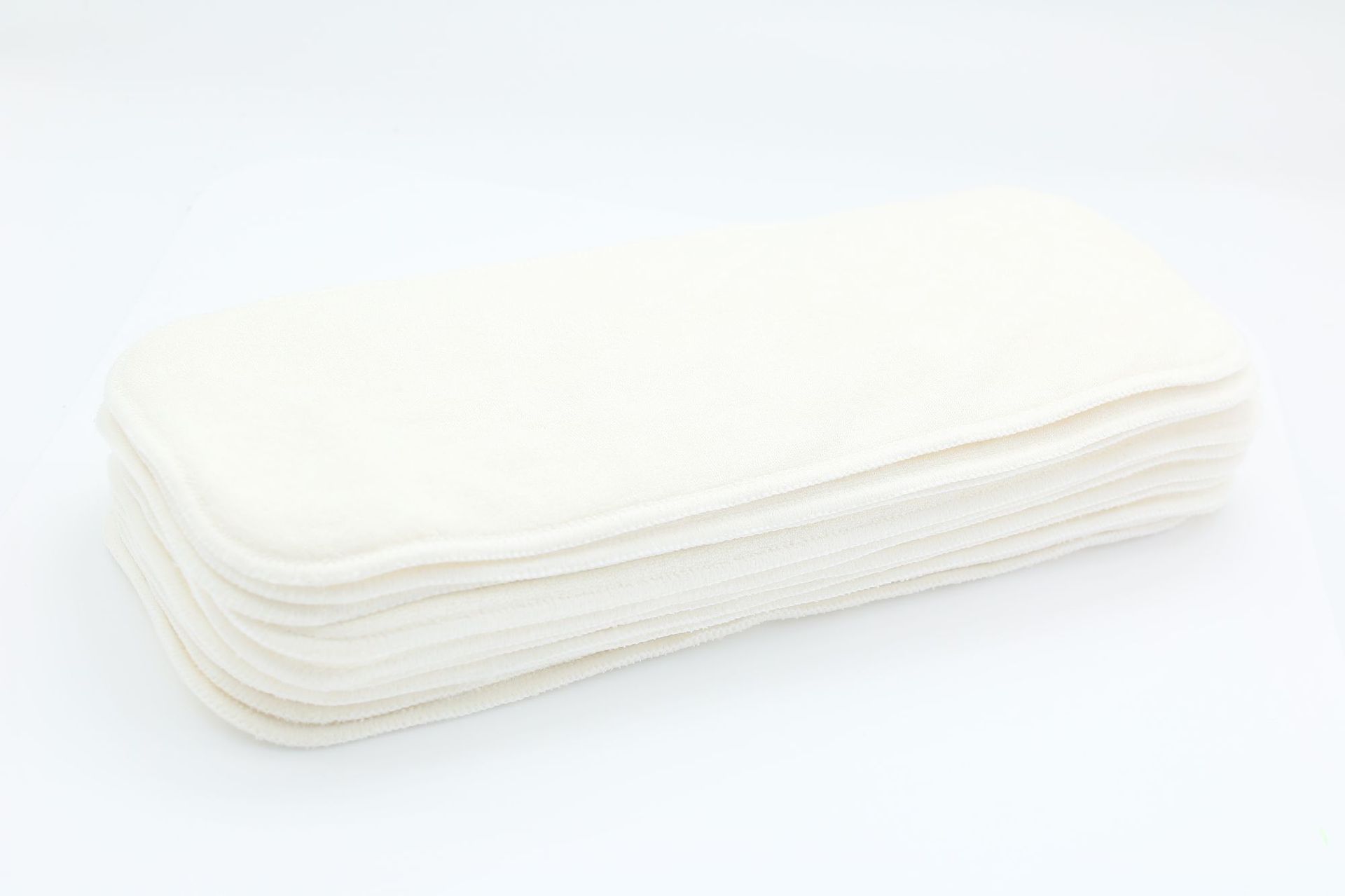 Baby Washable 4-layer Pure Bamboo Fiber Diapers Bamboo Terry Absorbent Diapers — foto 3