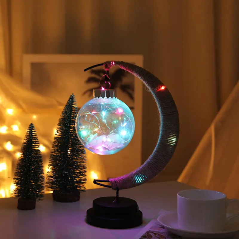 Moon Ball Shape Lamp Decoration Bedroom Decoration Night Lights – image 2