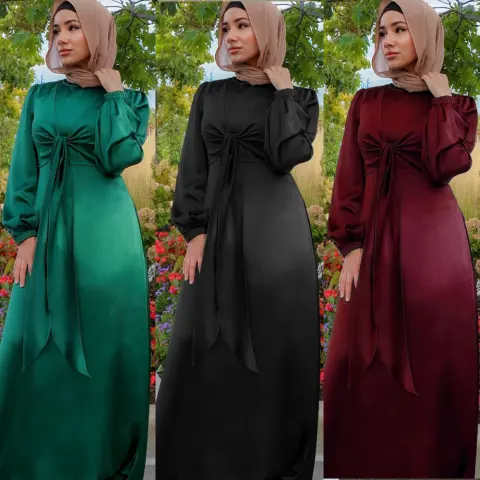 Ramadan Eid Mubarak Kaftan Dubai Abaya Turkey Muslim Women