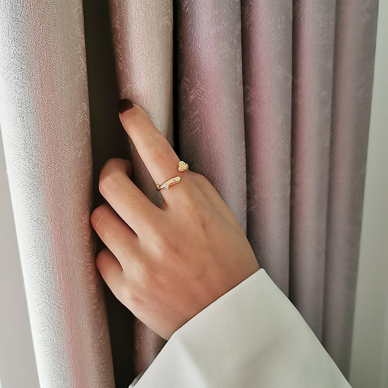 Briar Rose 925 Sterling Silver Personality Open Ring