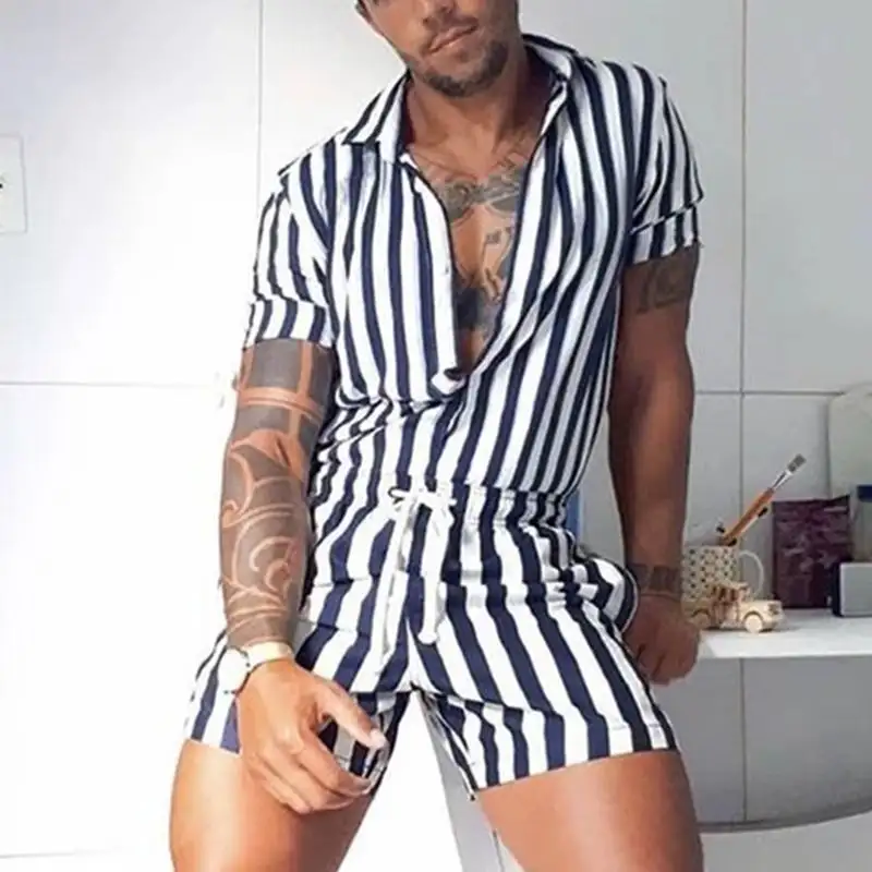 Lapel Sexy Jumpsuit Casual Sports Jumpsuit