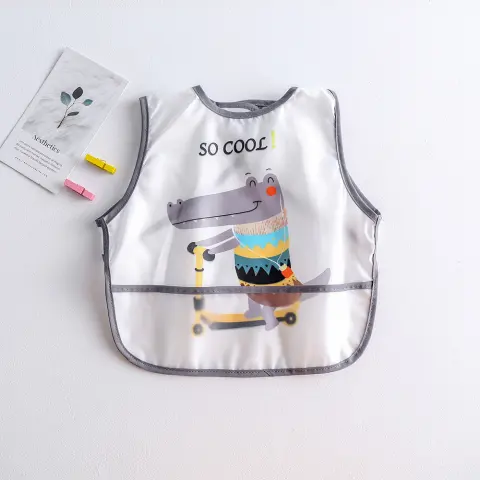 Baby's Reverse Dressing Gown Infants and Toddlers Eating Clothes