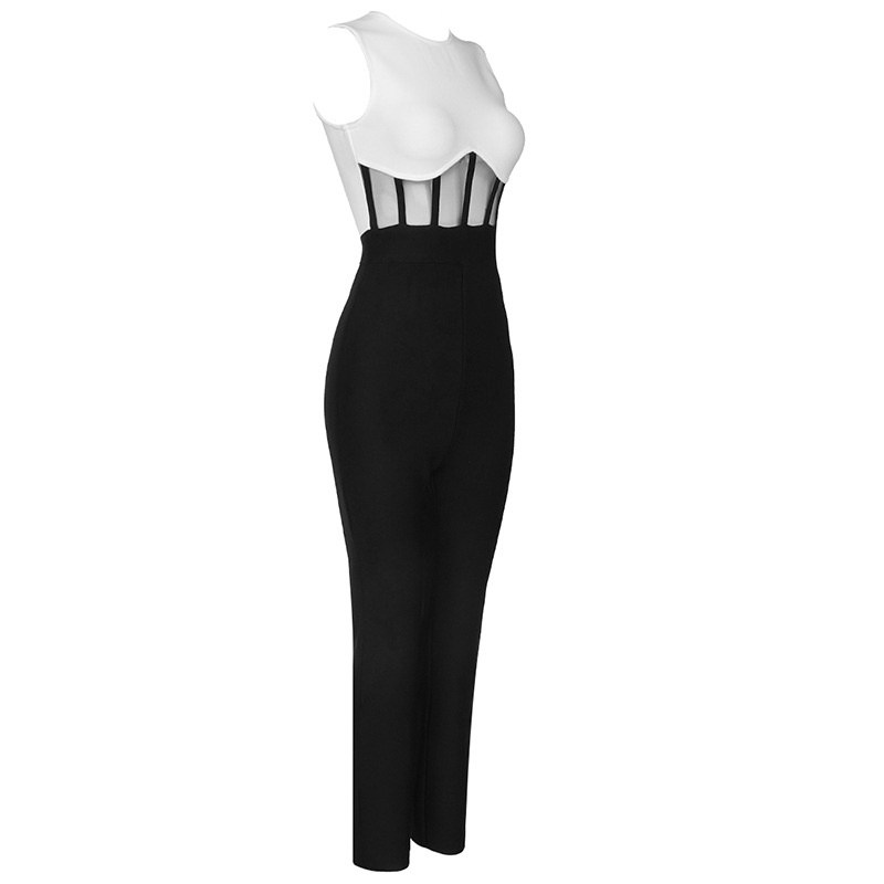 Black Wide-Leg Jumpsuit, picture 3 of 5