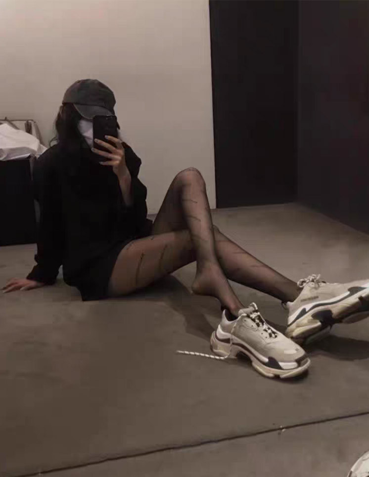 Bungee Socks Women Hot Girls Thin European And American Ladies Jk Black Stockings Black - Shop at LoveMi