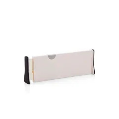 Wardrobe Layered Plastic Baffle - Small White - View 1