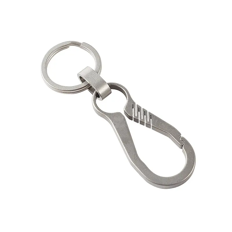 Titanium Men Car Key Chain Creative Ultra Lightweight Real