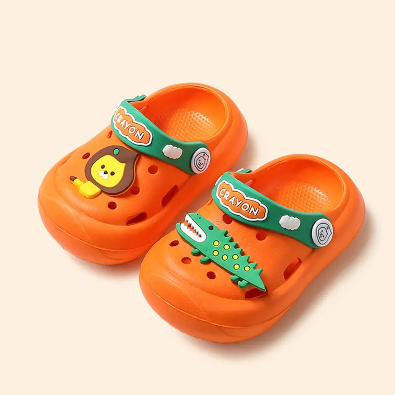 Non-slip Shoes Hole Anti-collision Baby 1 Boy Slippers Cute Infants And Toddlers Soft Bottom