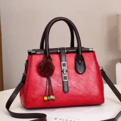 Women is Bag New European And American Big Bag Elegant Fashion Large Capacity Trend Women Handbag Shoulder Bag - Red - View 1