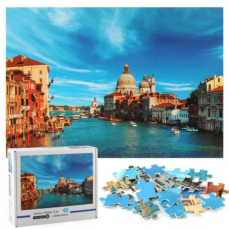 Puzzle Water City Venice Decompression Educational Toy