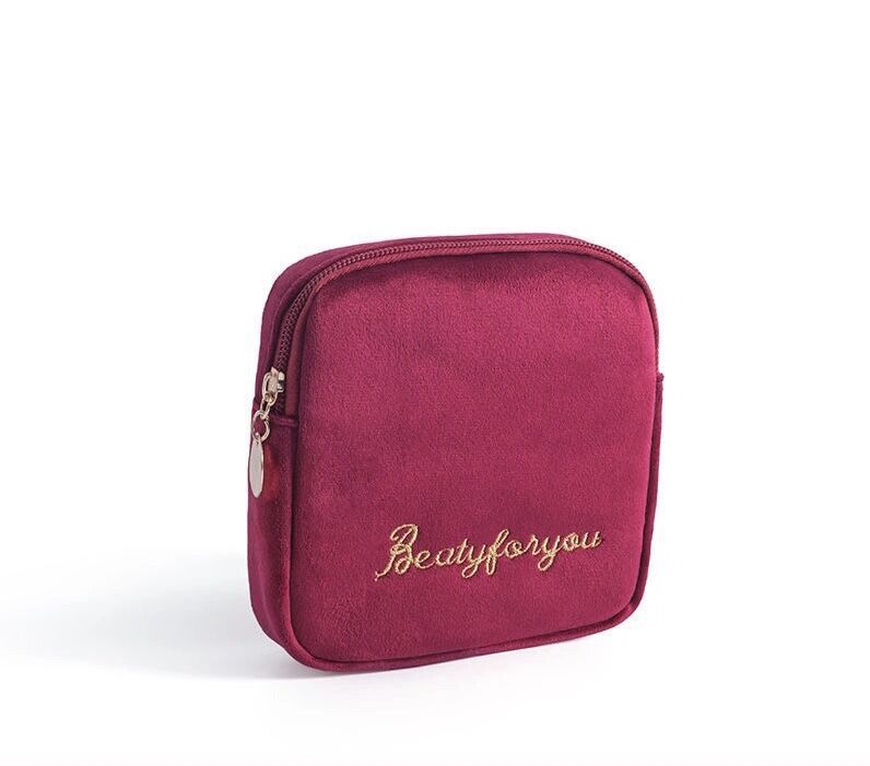 Flannel Zipper Cotton Storage Bag