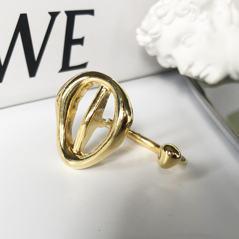 European and American Open Ring Female Retro